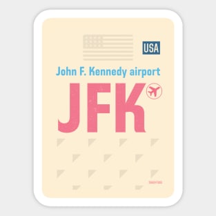 New York airport JFK Sticker